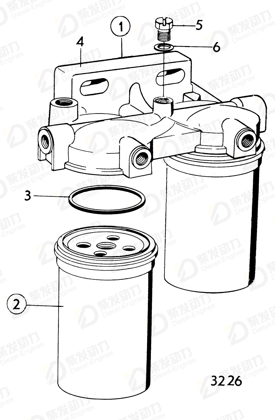 VOLVO Screw 243005 Drawing